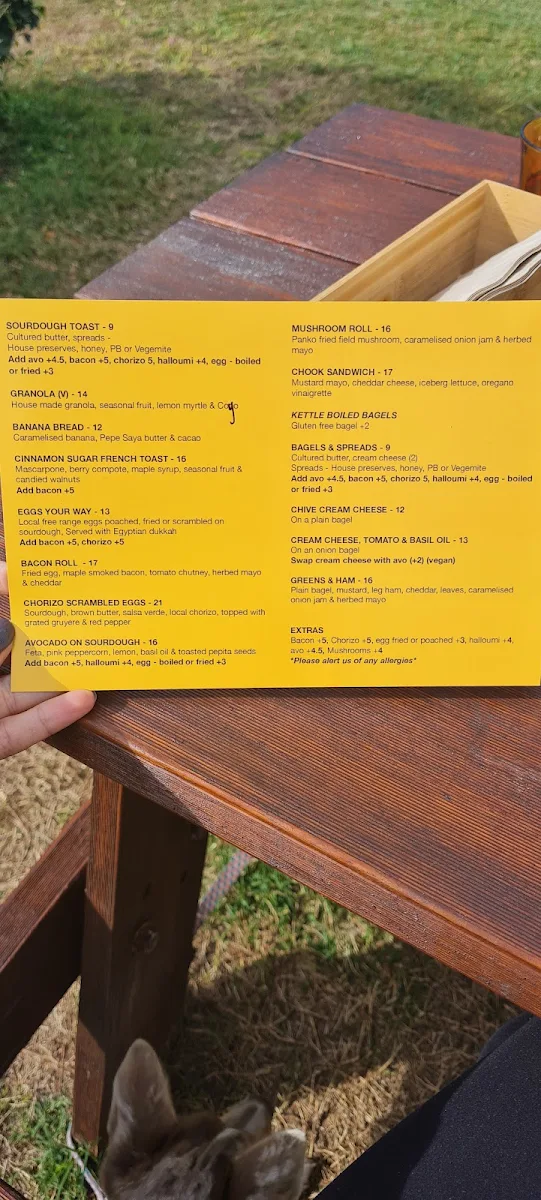 Menu, Good Company