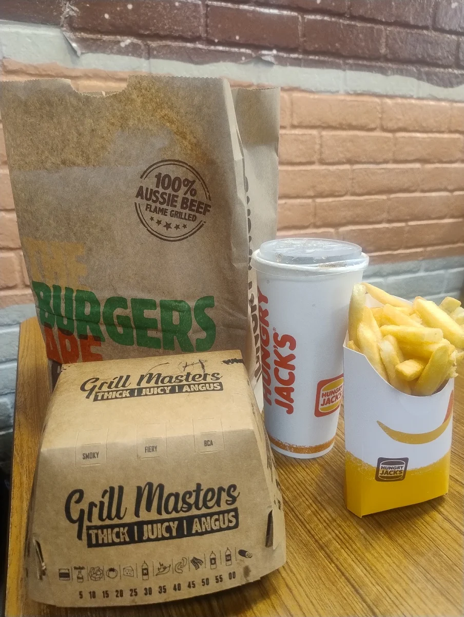 Menu, Hungry Jack's Burgers Seven Hills
