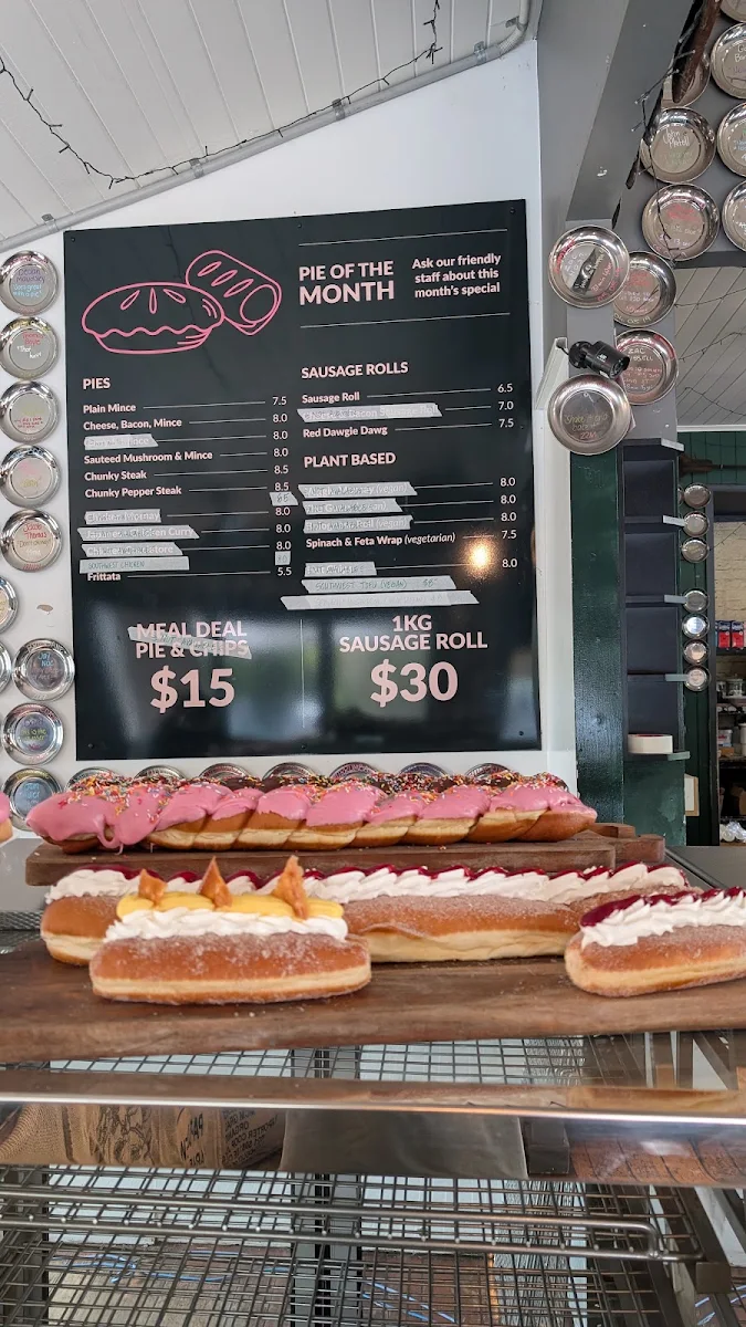 Menu, Kenilworth Bakery