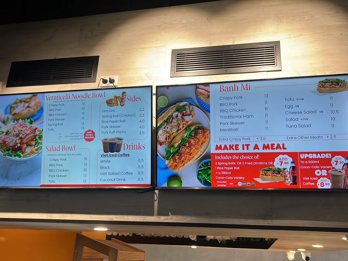 Menu, Phuoc Thanh Bakery West Melbourne