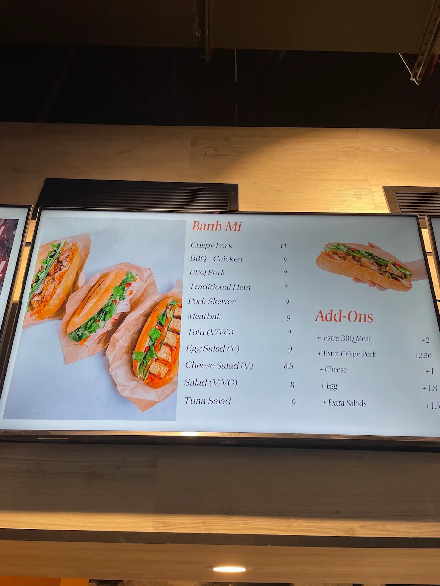 Menu, Phuoc Thanh Bakery West Melbourne