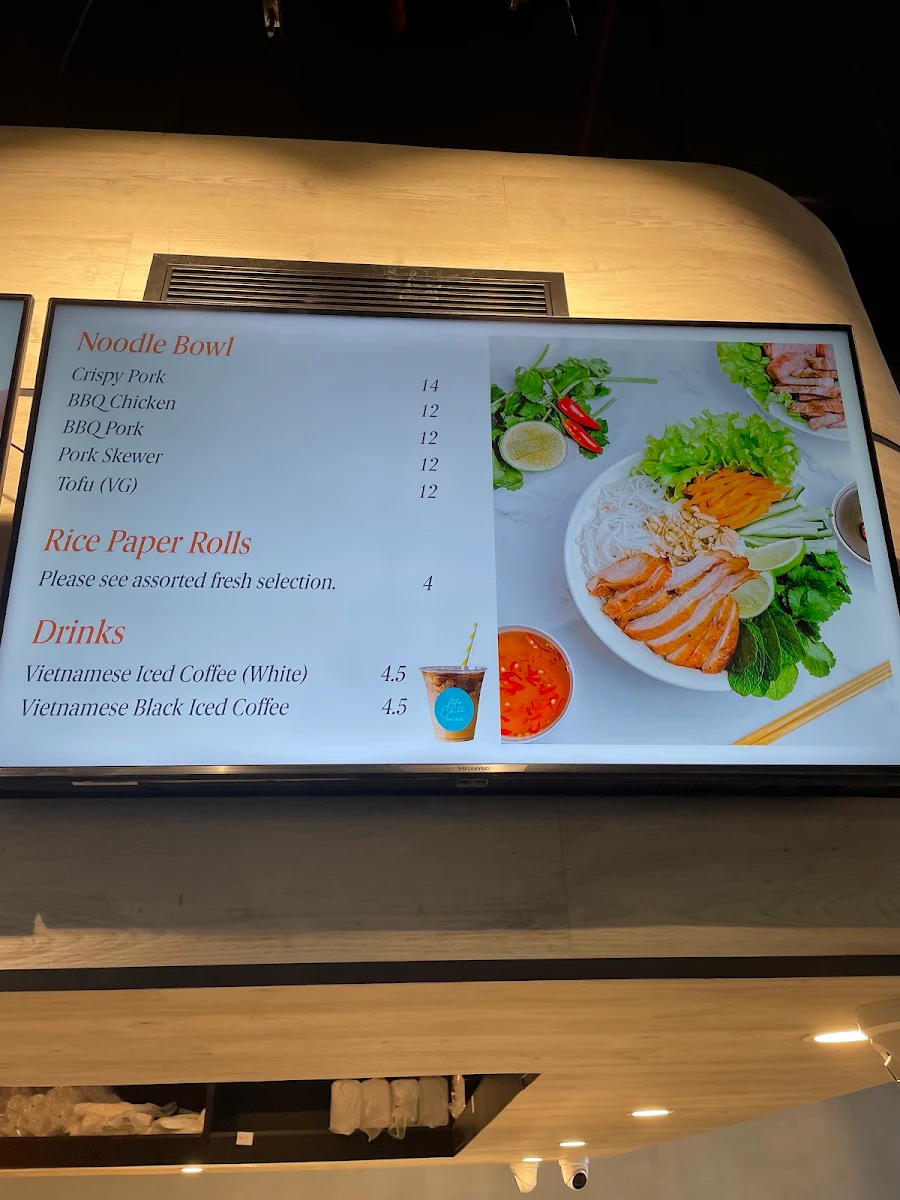 Menu, Phuoc Thanh Bakery West Melbourne
