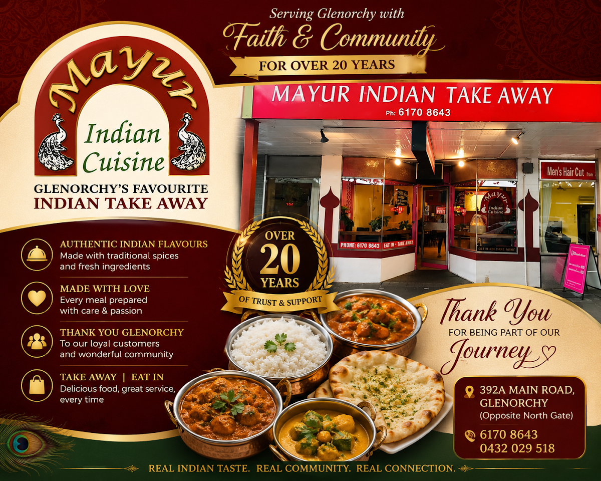 Menu, Mayur Indian Cuisine