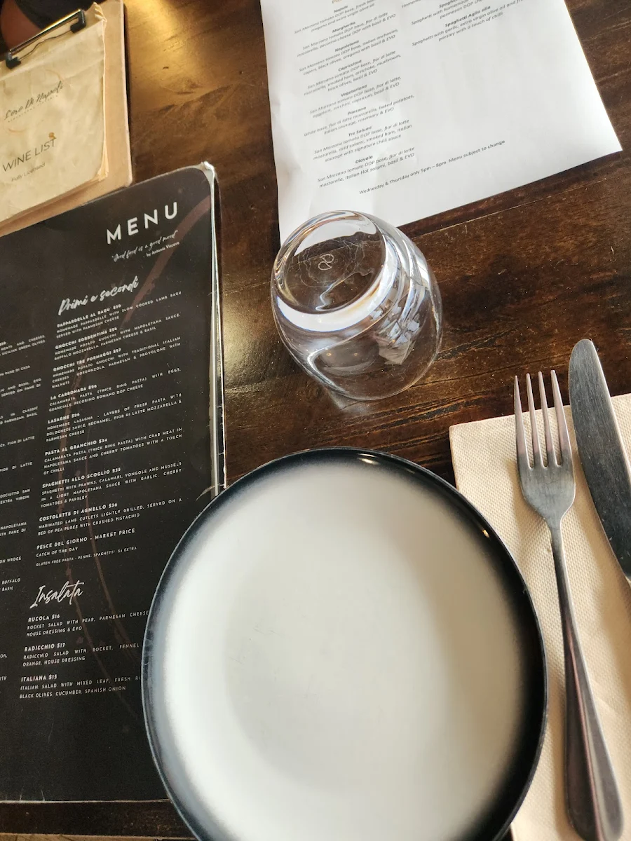 Menu, L'oro Di Napoli