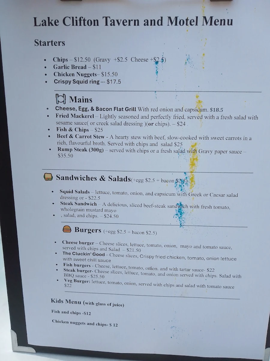Menu photo 1