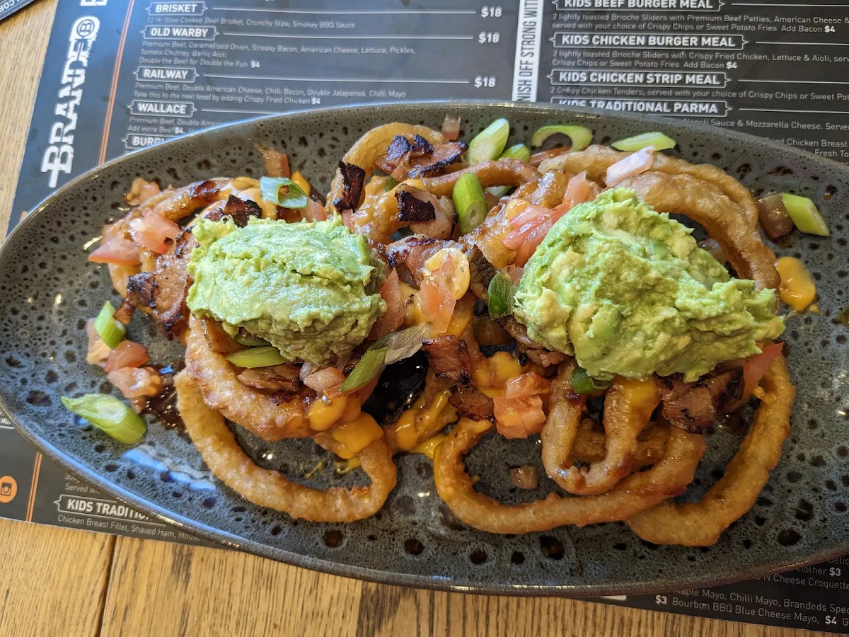 Menu, Branded Burgers & Bar