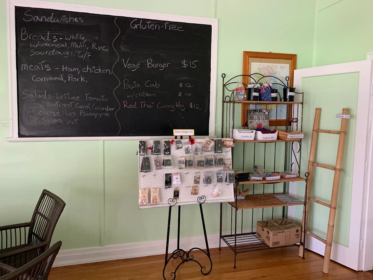 Menu, Allora RSL
