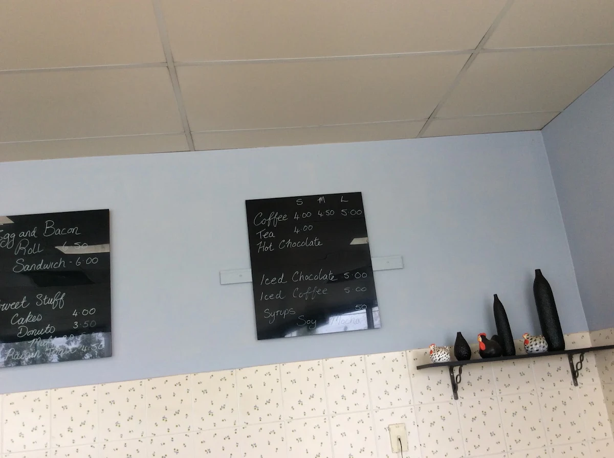 Menu, Kelletts Cafe
