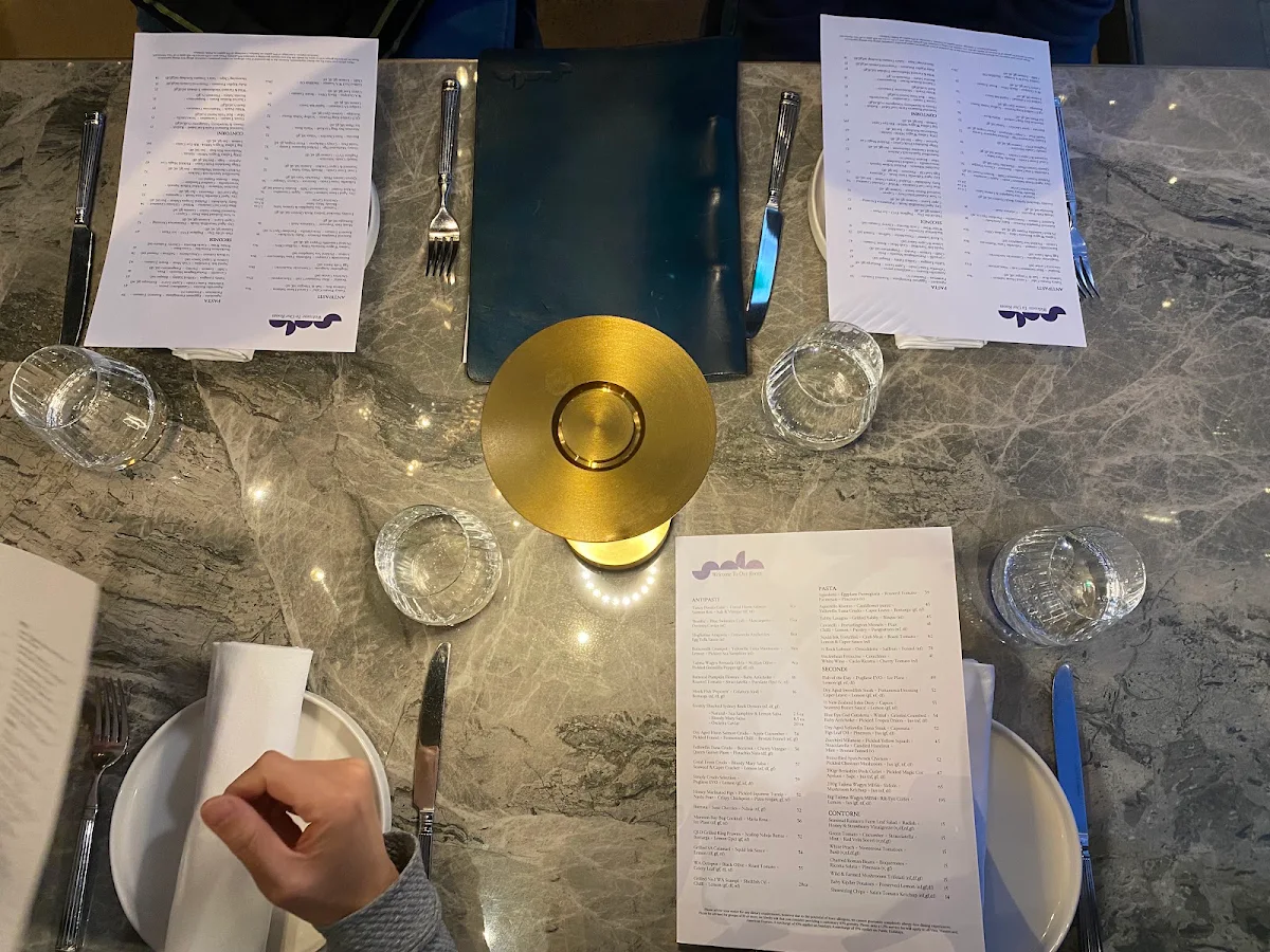 Menu, Sala