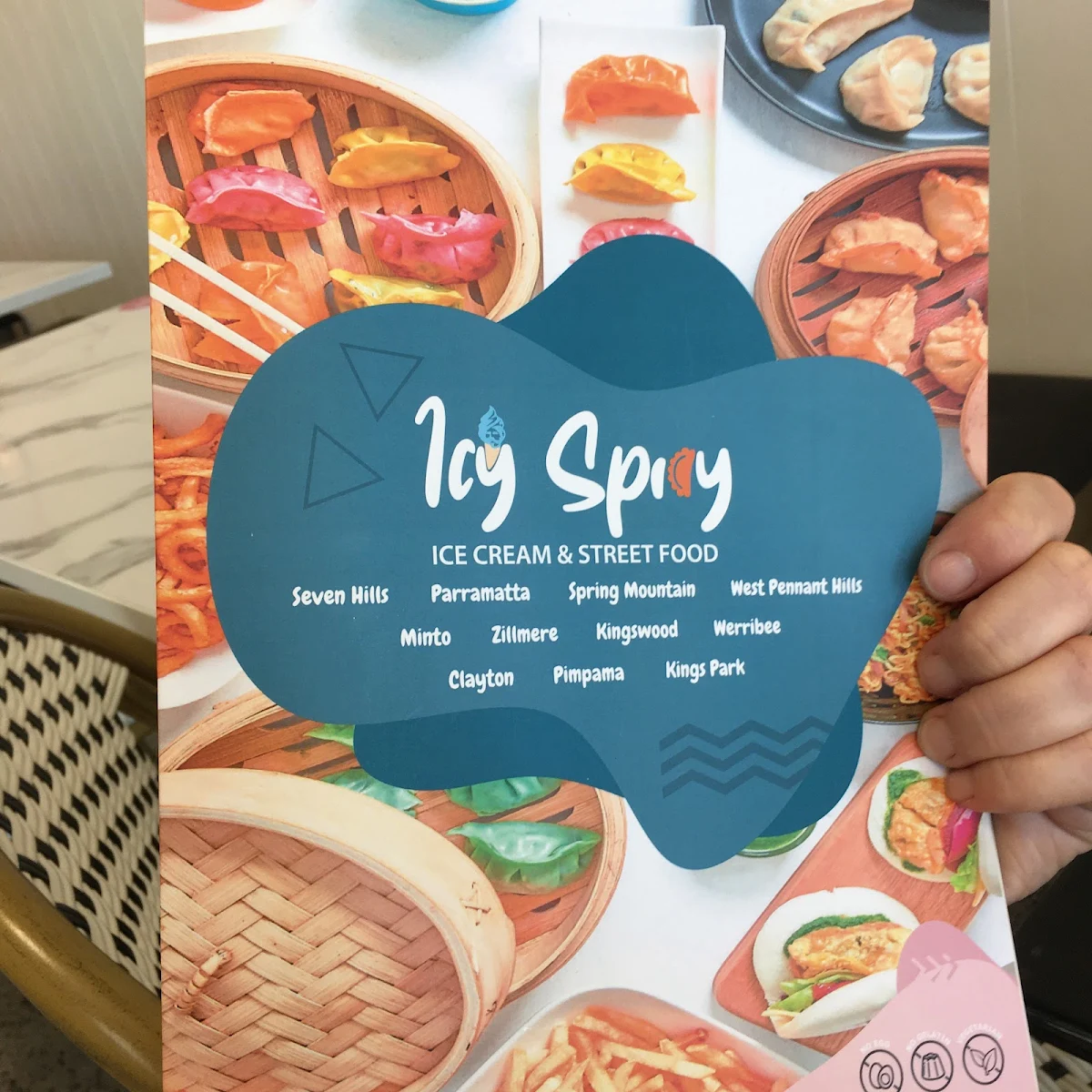 Menu, Icy Spicy West Pennant Hills - Ice Cream and Fast Food