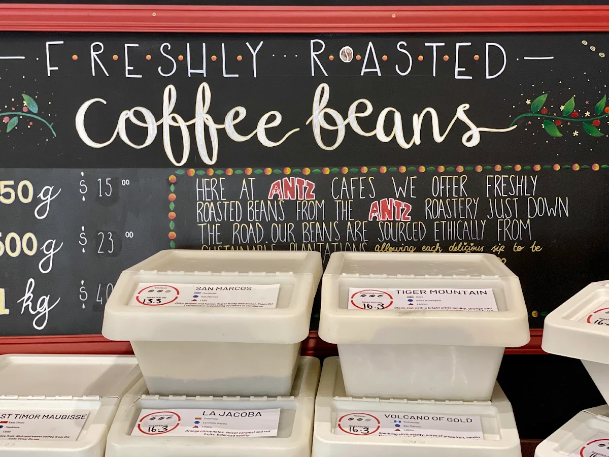 Menu, Venn Coffee - East Victoria Park