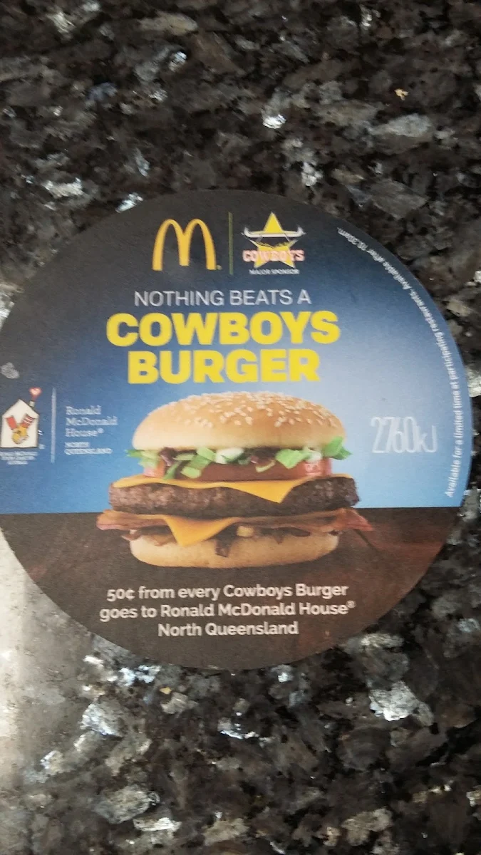 Menu, McDonald's North Ward