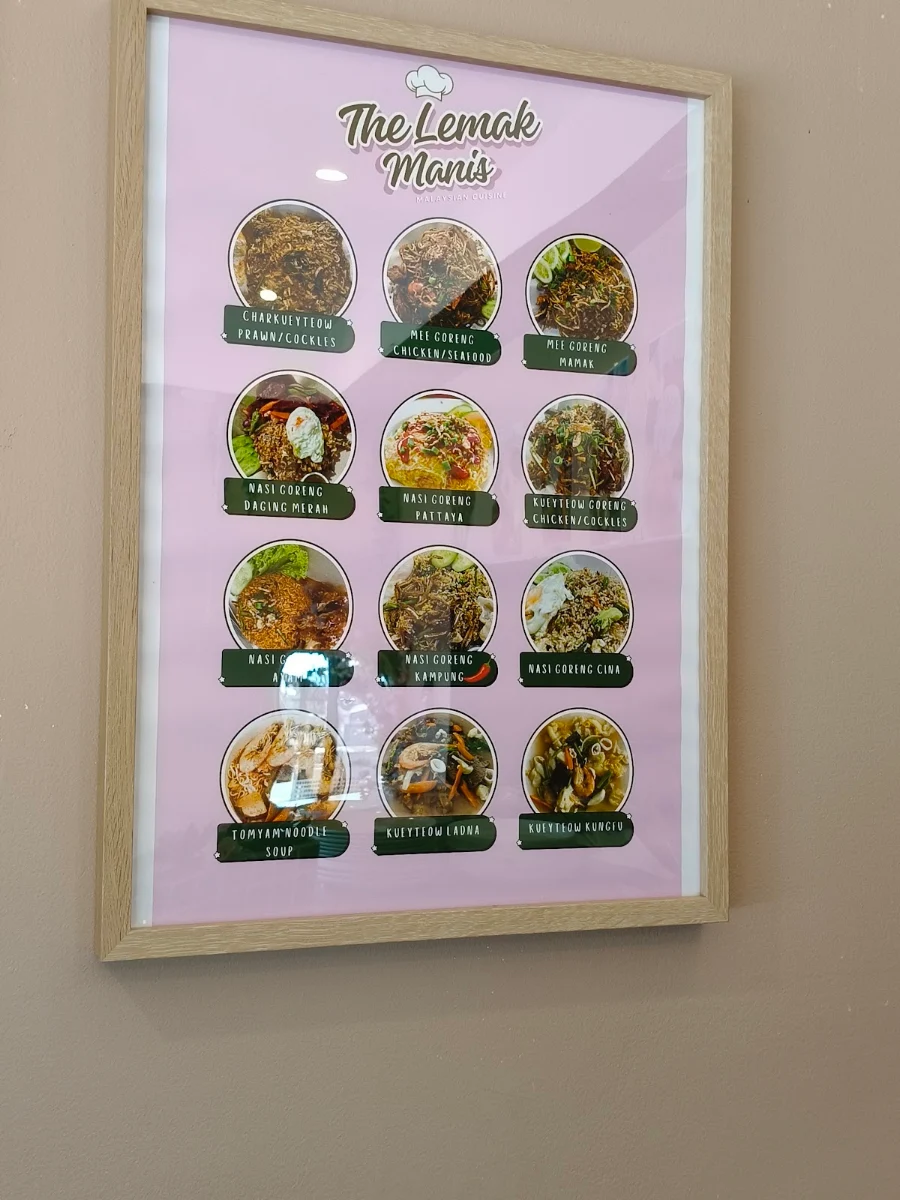 Menu, Rasa Lemak Manis (Malaysian authentic)