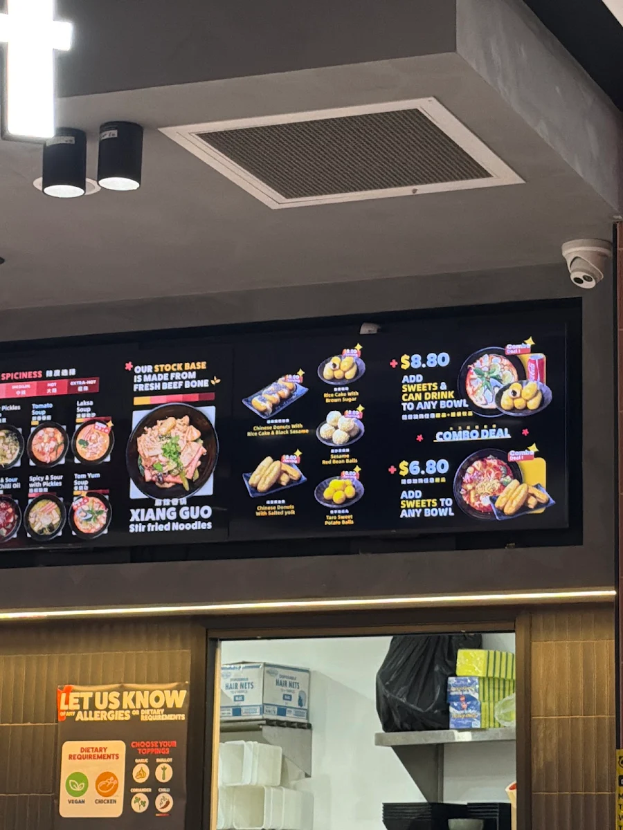 Menu, David's Noodle & Hotpot - Carindale