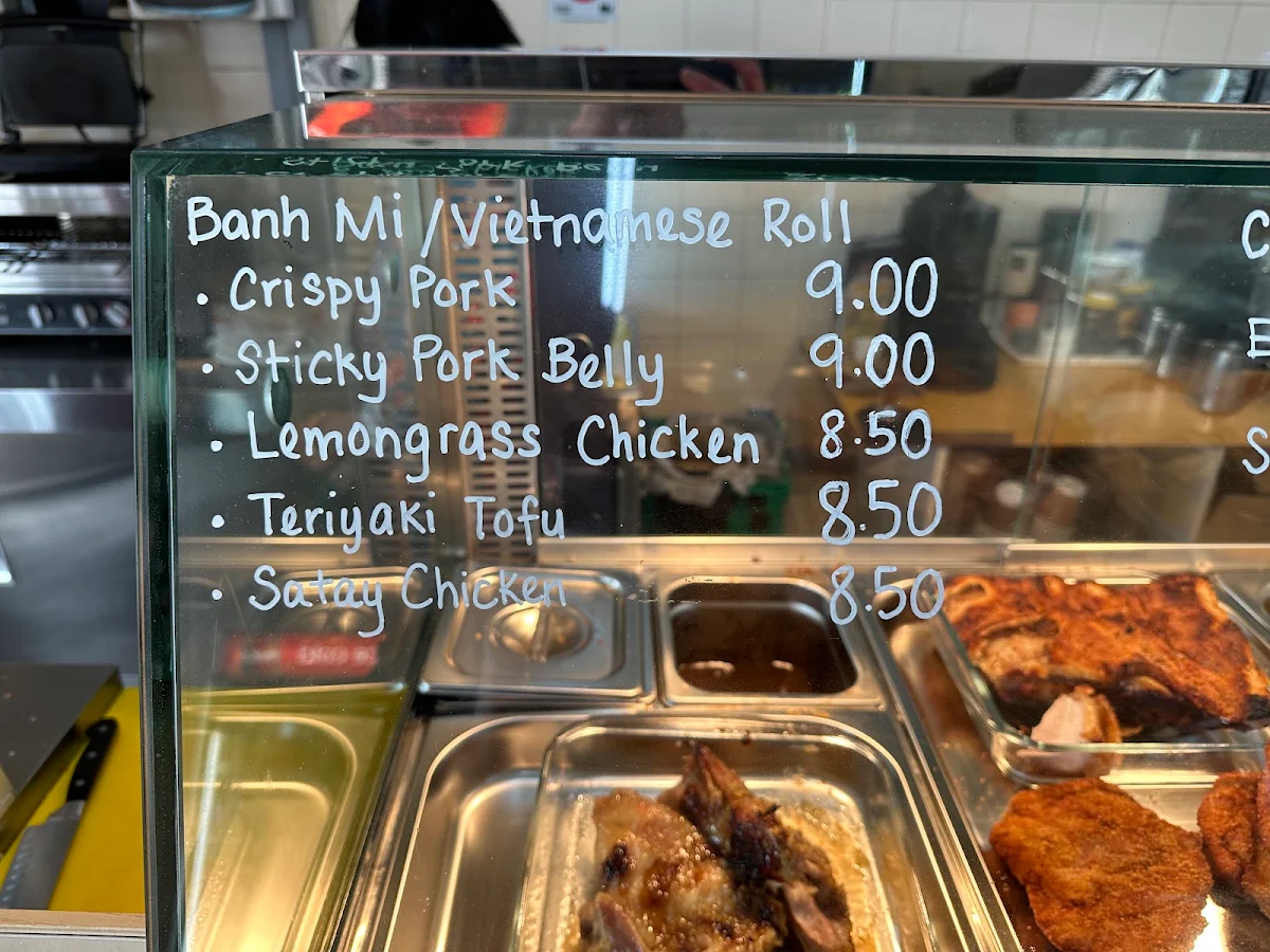 Menu, Mitcham Bakery & Cakes