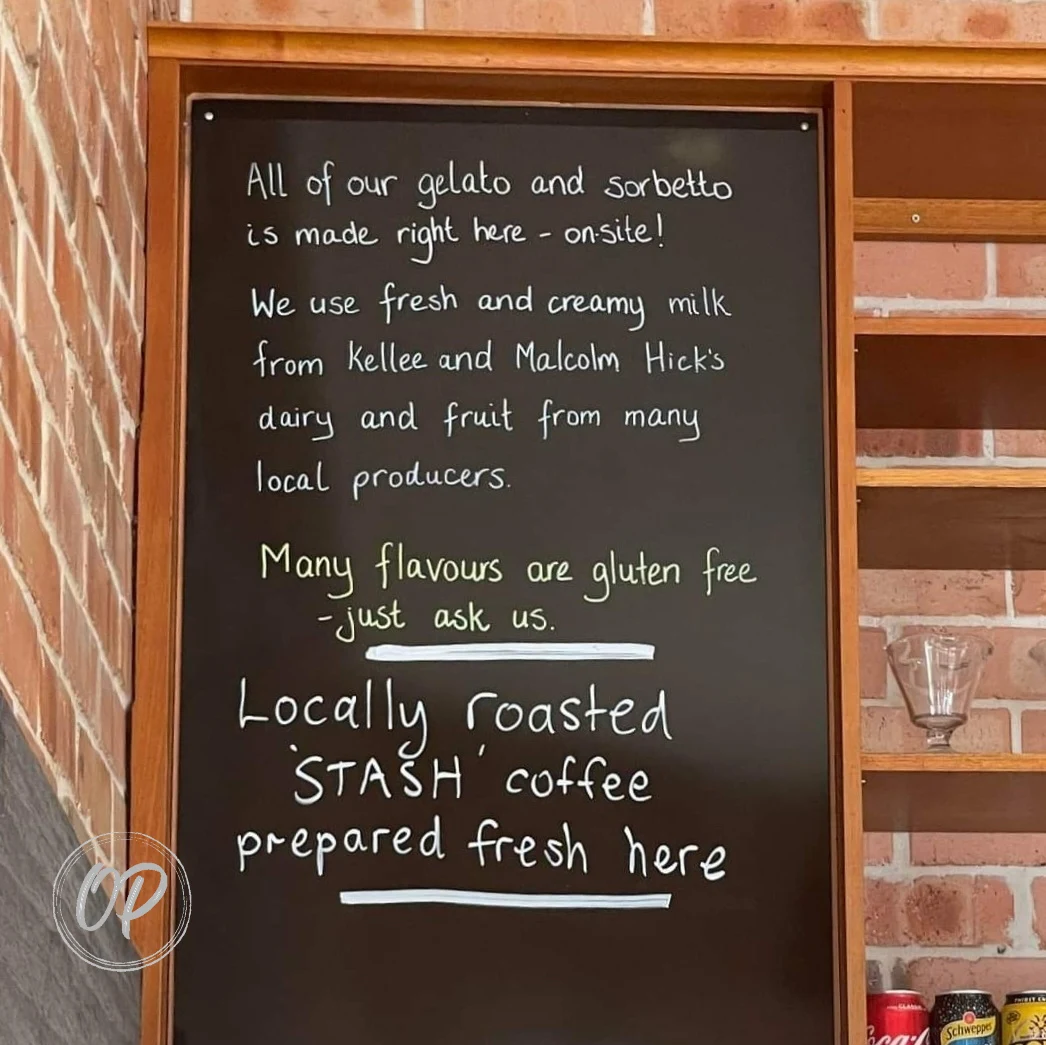 Menu, Denmark Dairy Co.