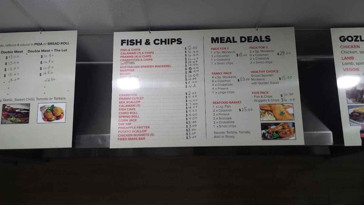 Menu, Shawarrma Kebabs Café