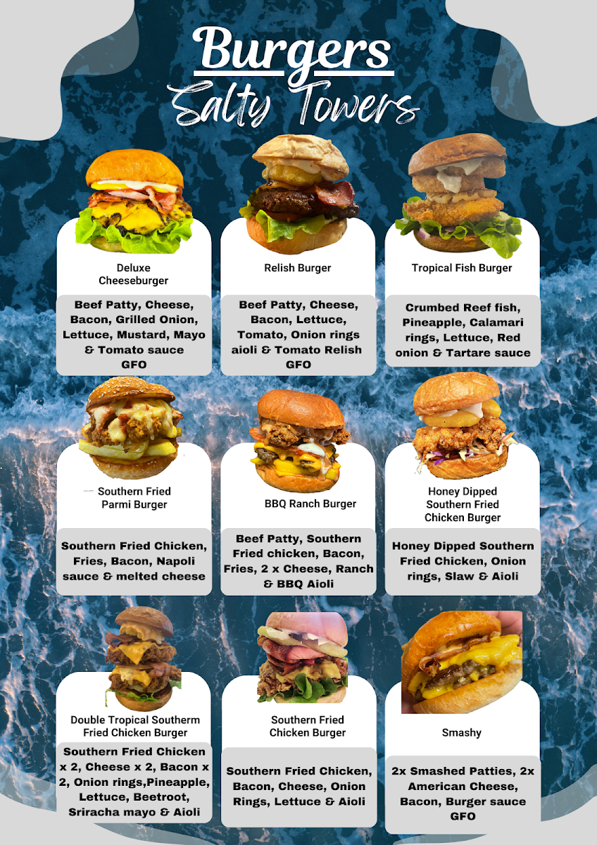 Menu, Salty towers