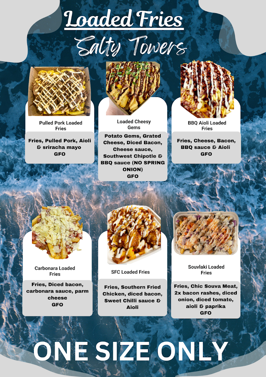 Menu, Salty towers
