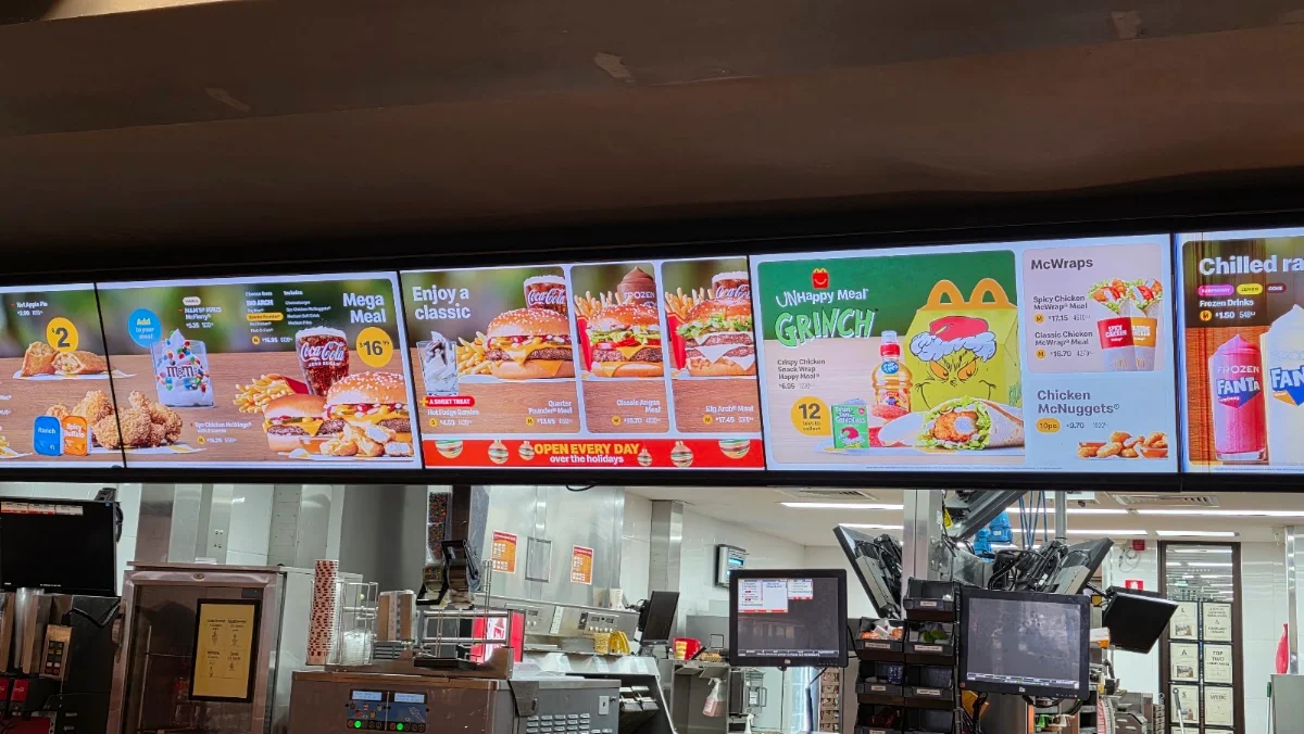 Menu, McDonald's Gordon
