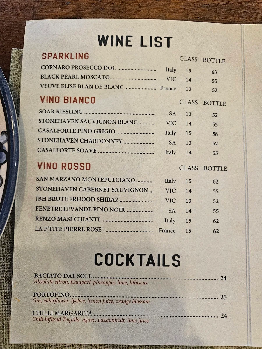 Menu photo 1