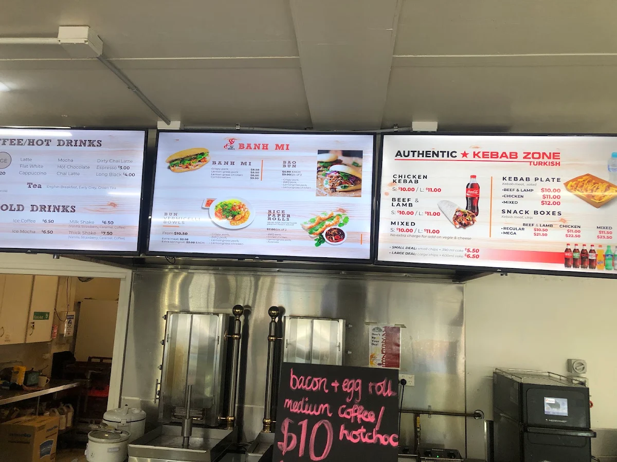 Menu, SG Bakery Dicky Beach