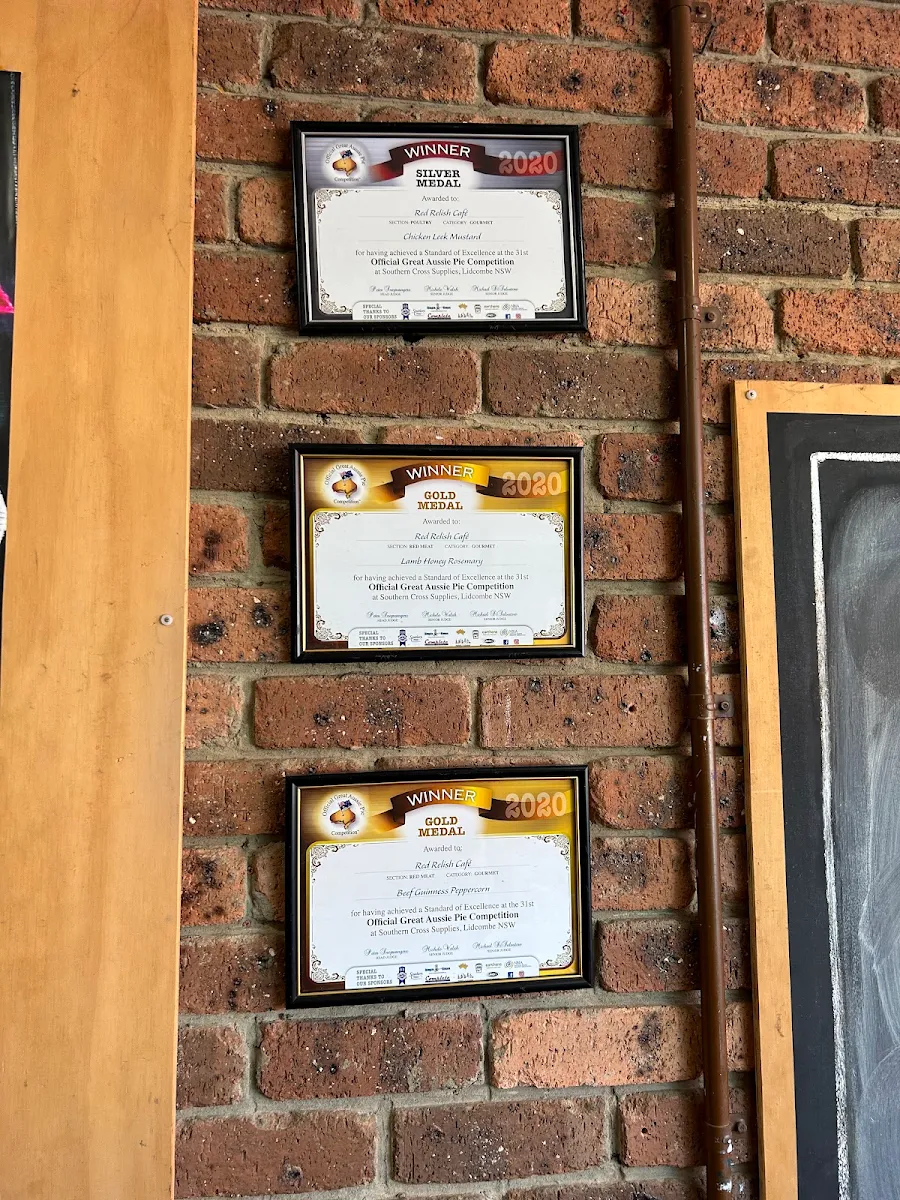 Menu, Red Relish Cafe