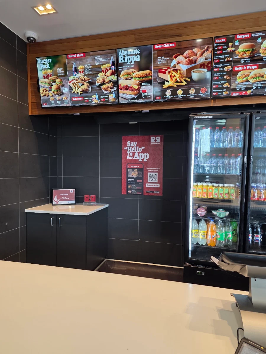 Menu, Red Rooster Geelong Bypass Northbound