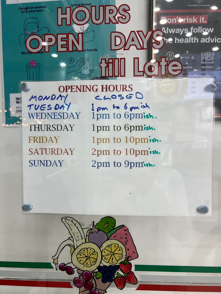 Menu, Casa Del Gelato