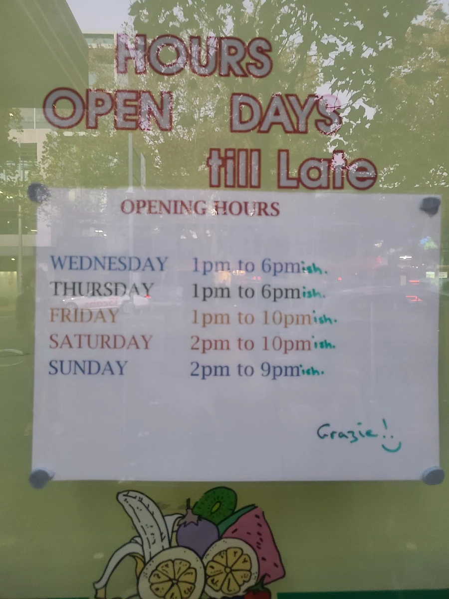 Menu, Casa Del Gelato