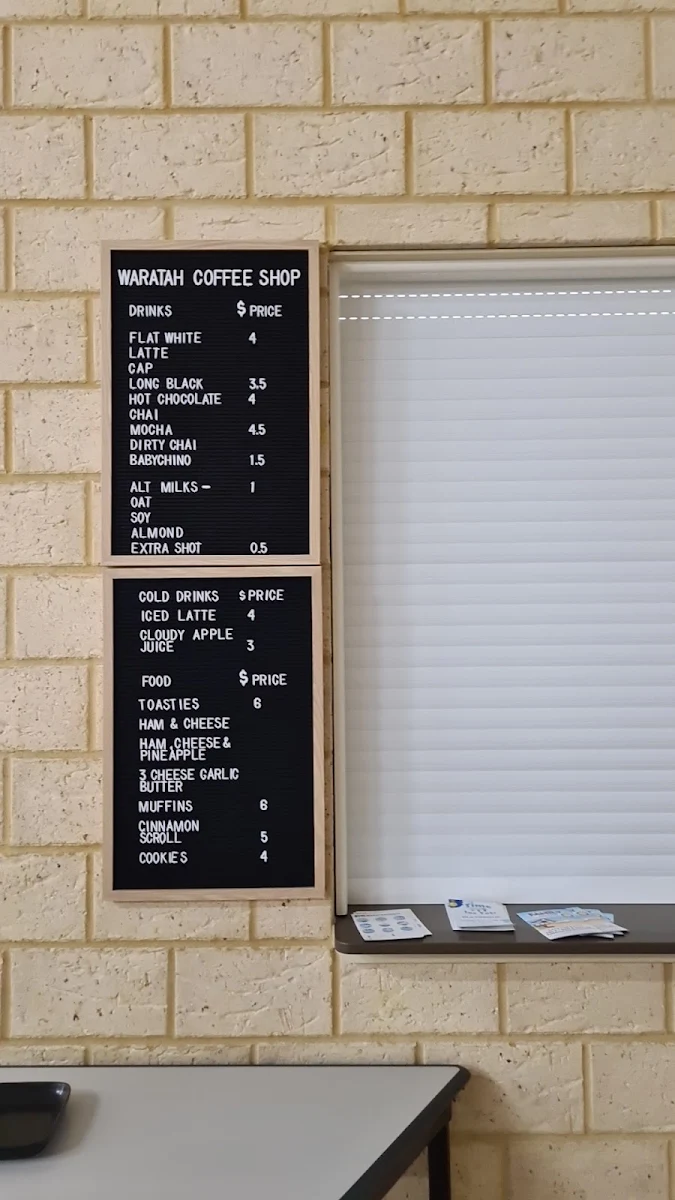 Menu, The Play Cafe
