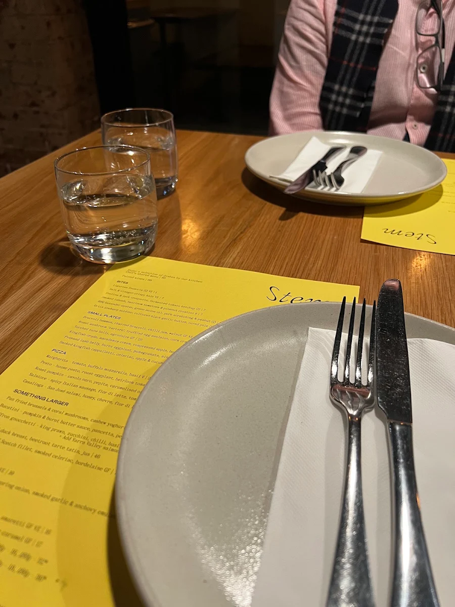 Menu, Canopy Bar