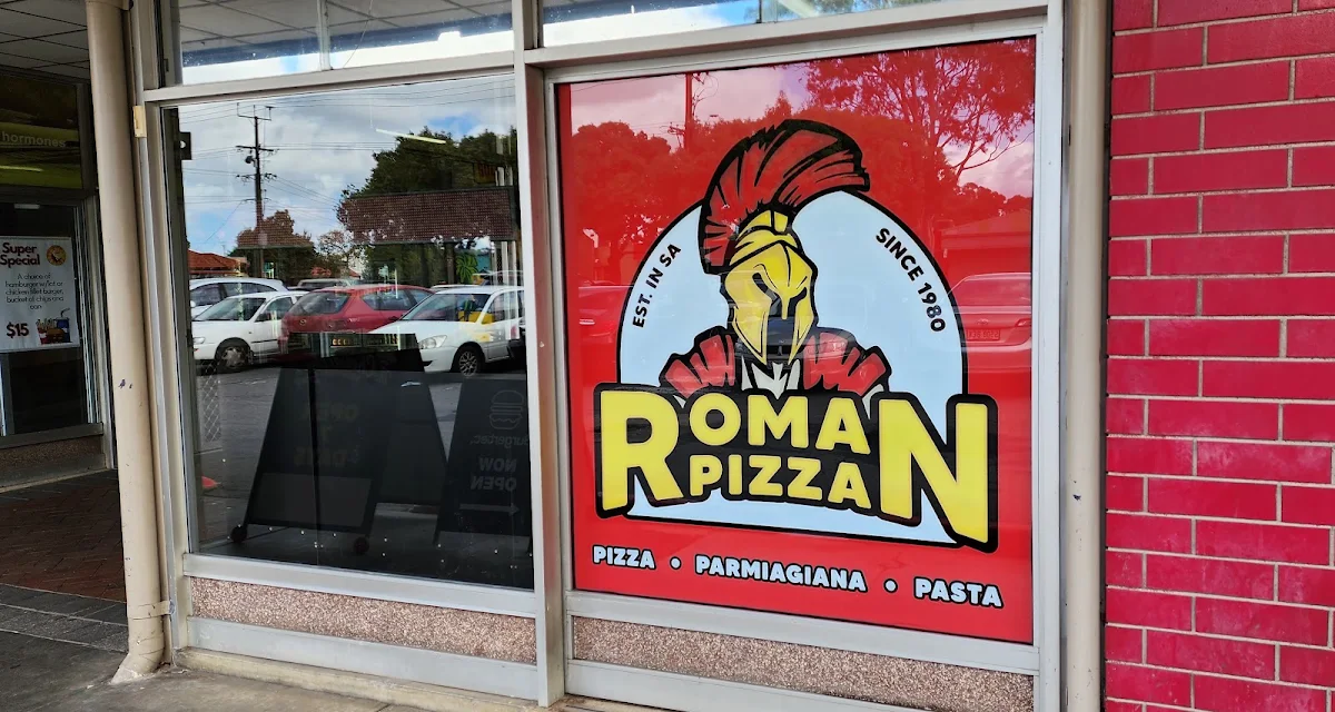 Menu, Roman Pizza Salisbury