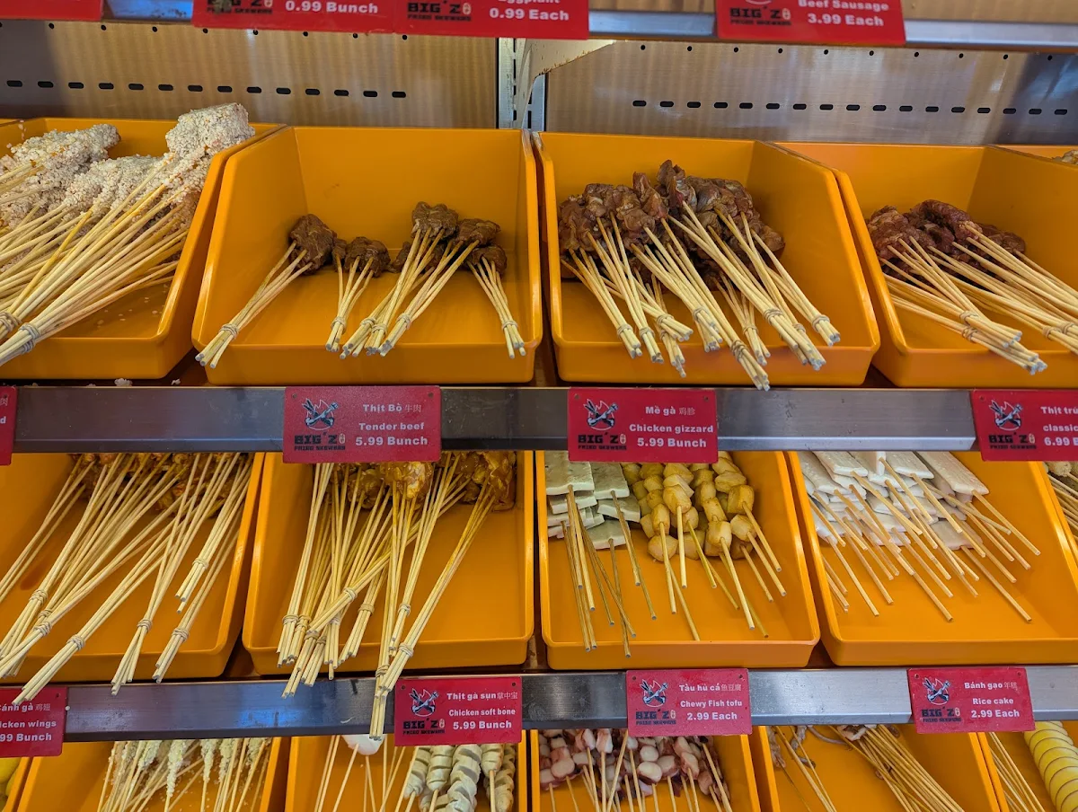 Menu, big Z SKEWERS HALAL BANKSTOWN