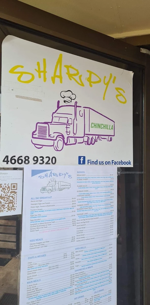 Menu, Charleys Creek Cafe