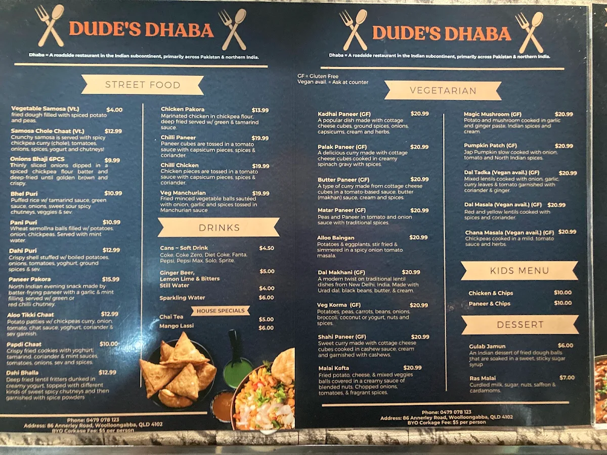 Menu, Saffron Cuisine - Indian Restaurant & Function Centre, Woolloongabba