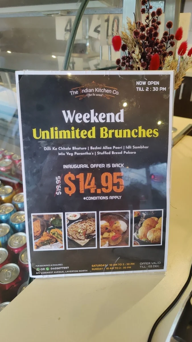 Menu, The Indian Kitchen co