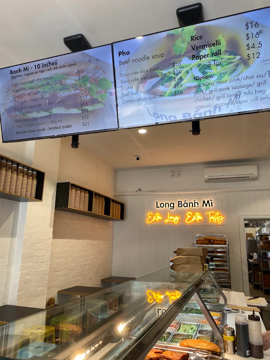 Menu, Long Banh Mi Brunswick East