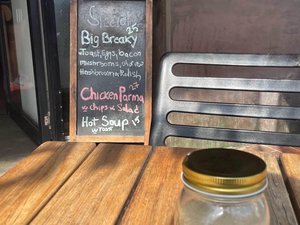 Menu, Black Drop Espresso & Wine