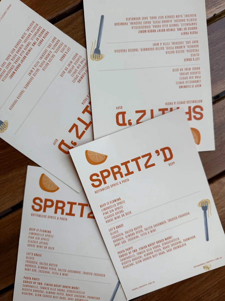 Menu, Ciao Dandy