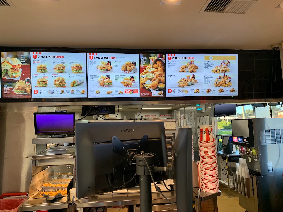 Menu, KFC Blacktown Mega Centre