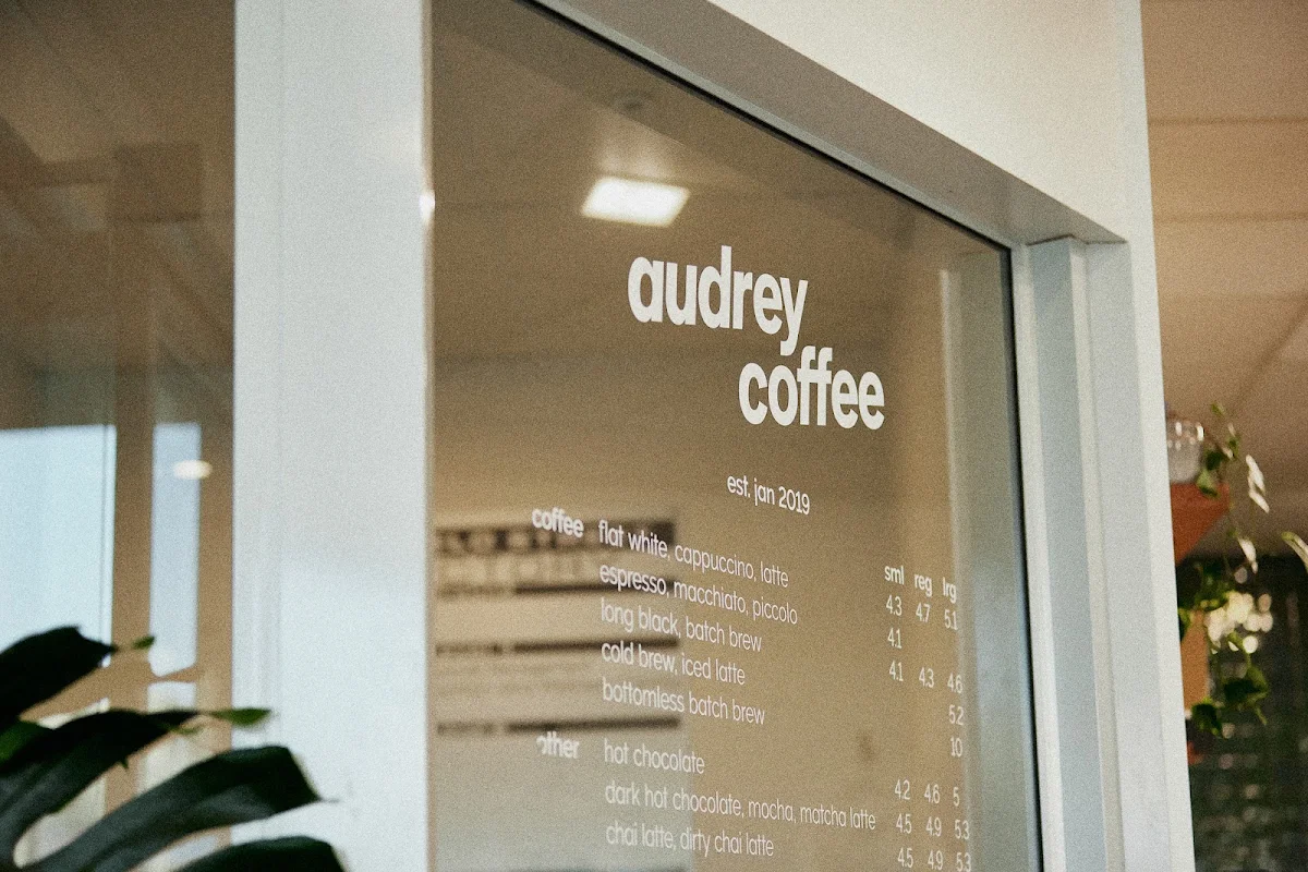 Menu, Audrey Coffee