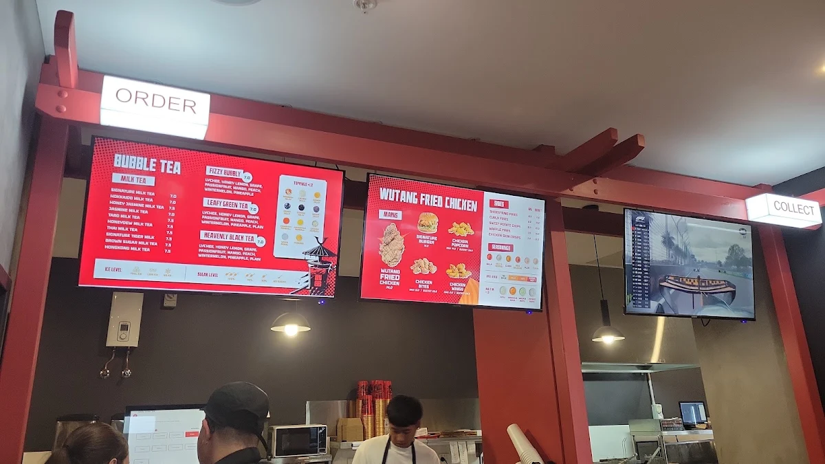 Menu, Wutang Fried Chicken Girrawheen