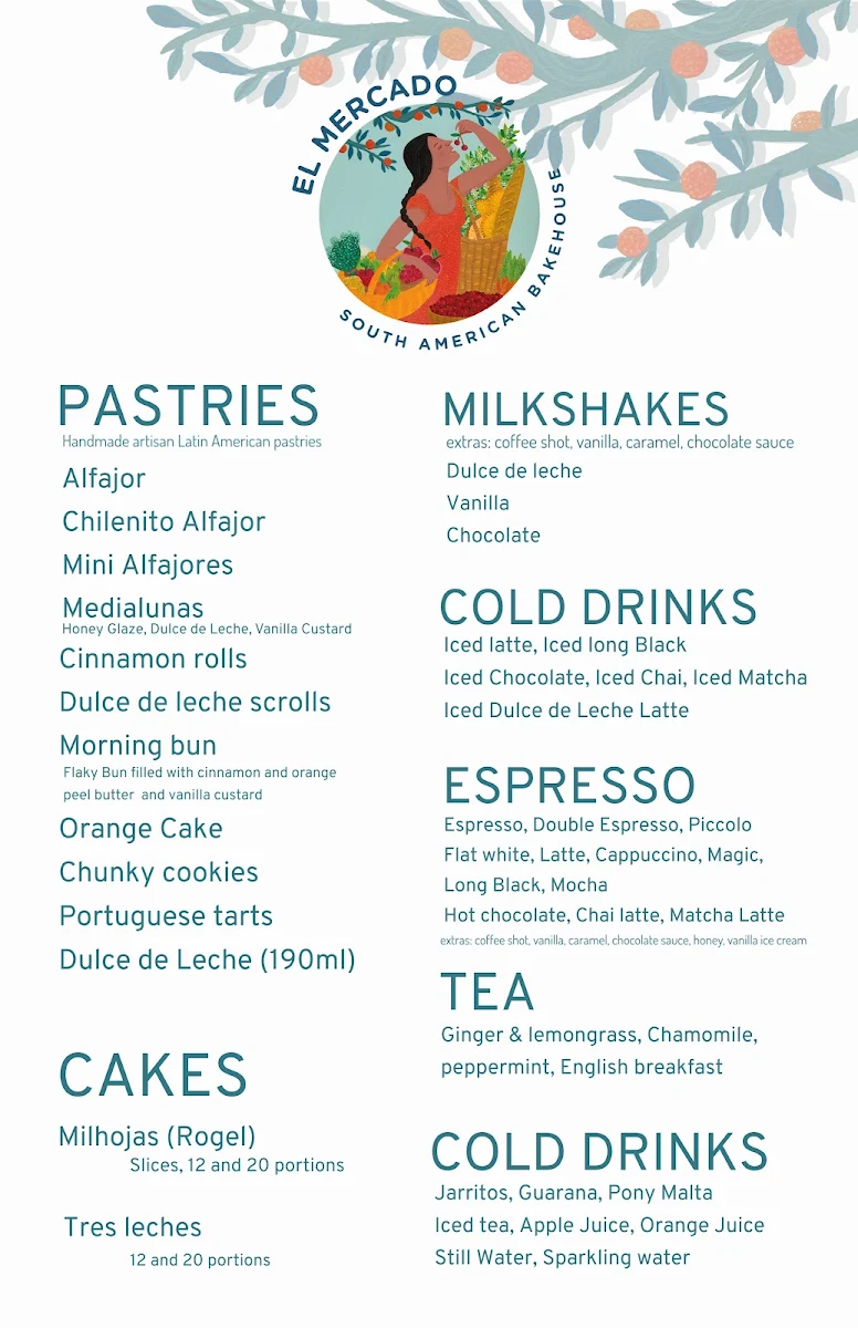 Menu, El Mercado