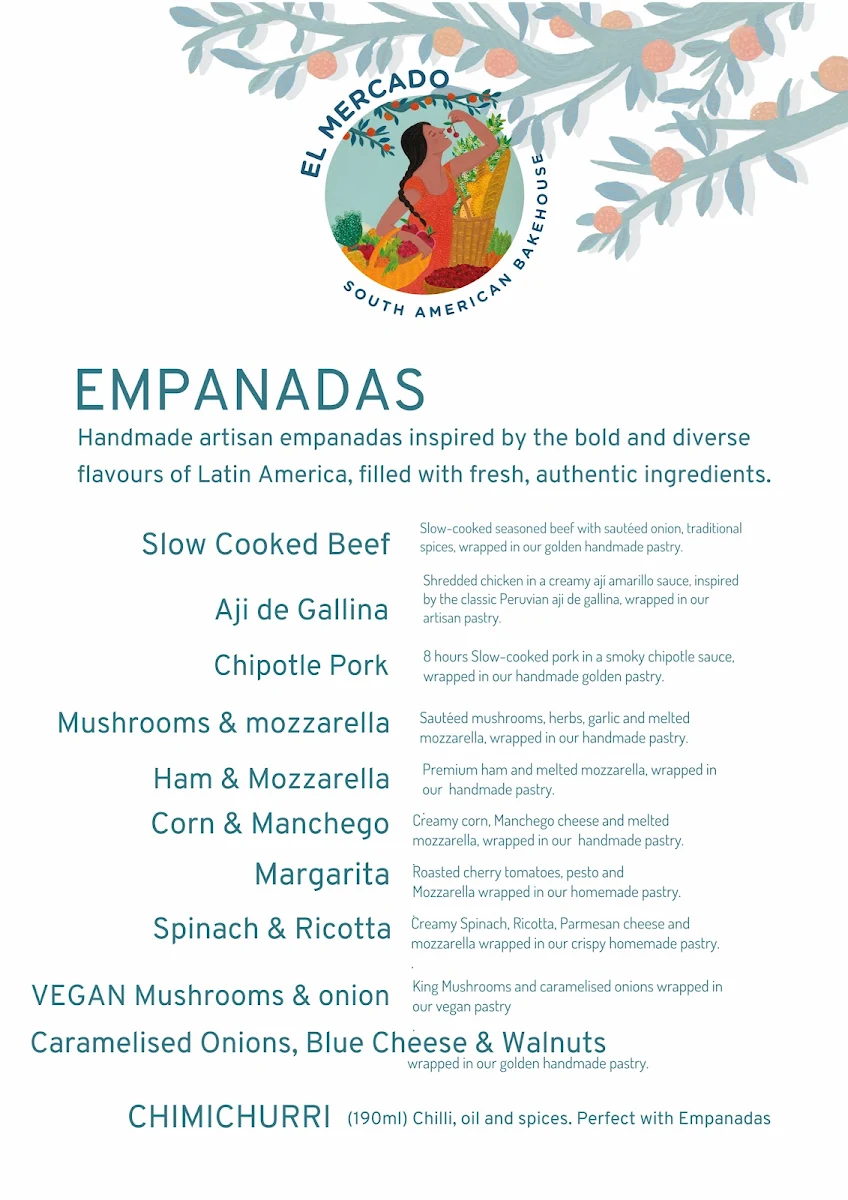 Menu, El Mercado