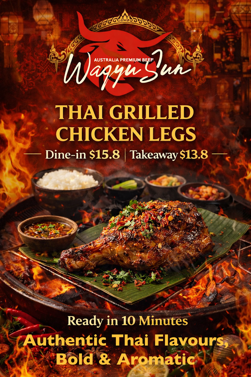 Menu, Wagyu Sun Japanese BBQ & Thai Grill Richmond