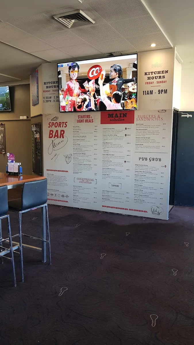Menu, The Edinburgh Castle Hotel