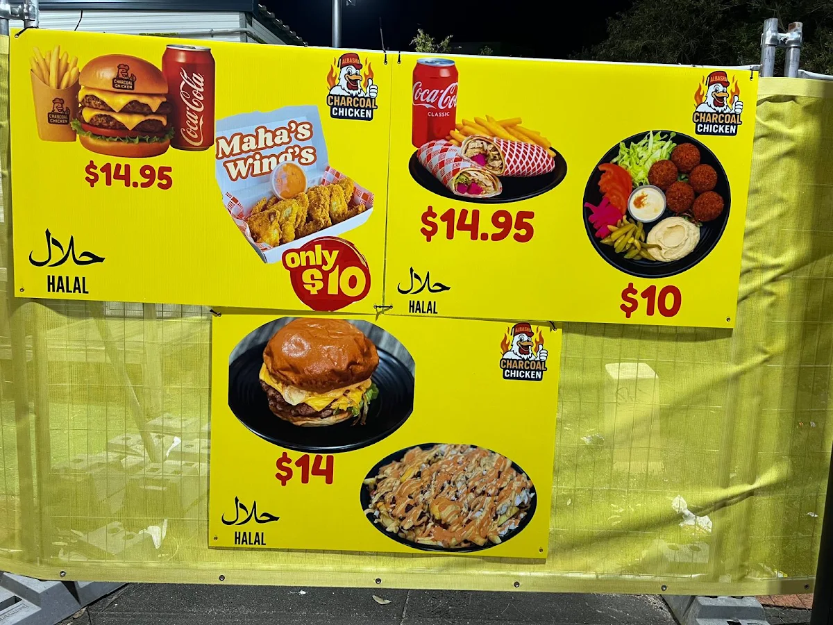Menu, Albasha Charcoal Chicken
