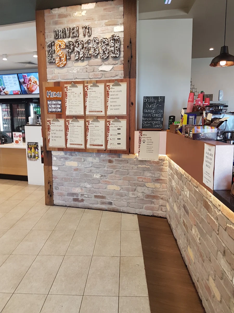 Menu, Driven to Espresso
