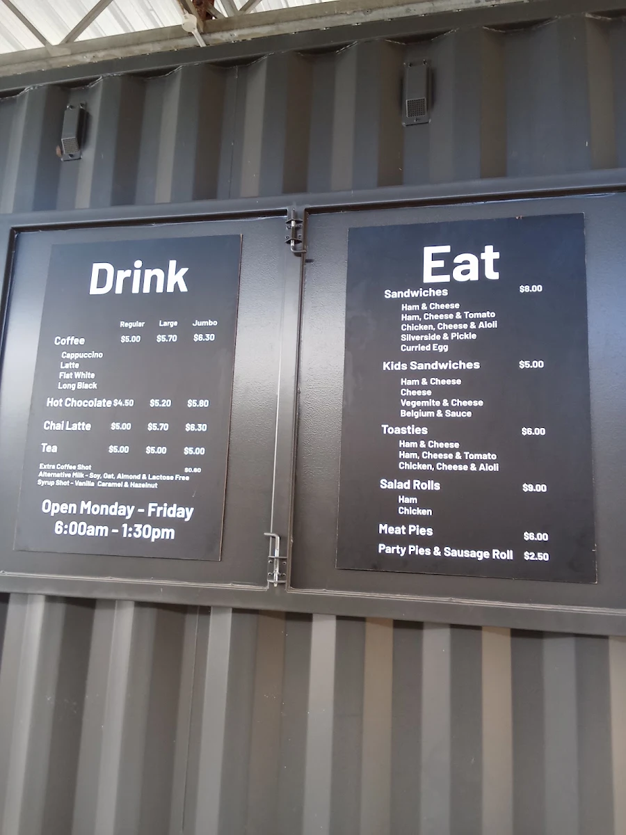Menu, Passing By Cafe